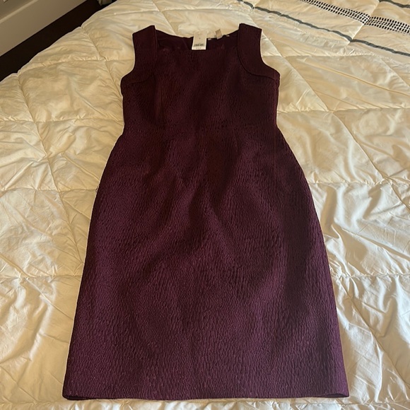 Banana Republic Sheath Purple Metallic Dress - NWT 0 - Picture 1 of 4